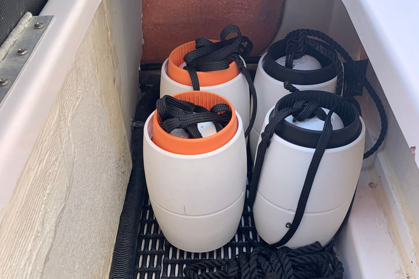 White - Orange