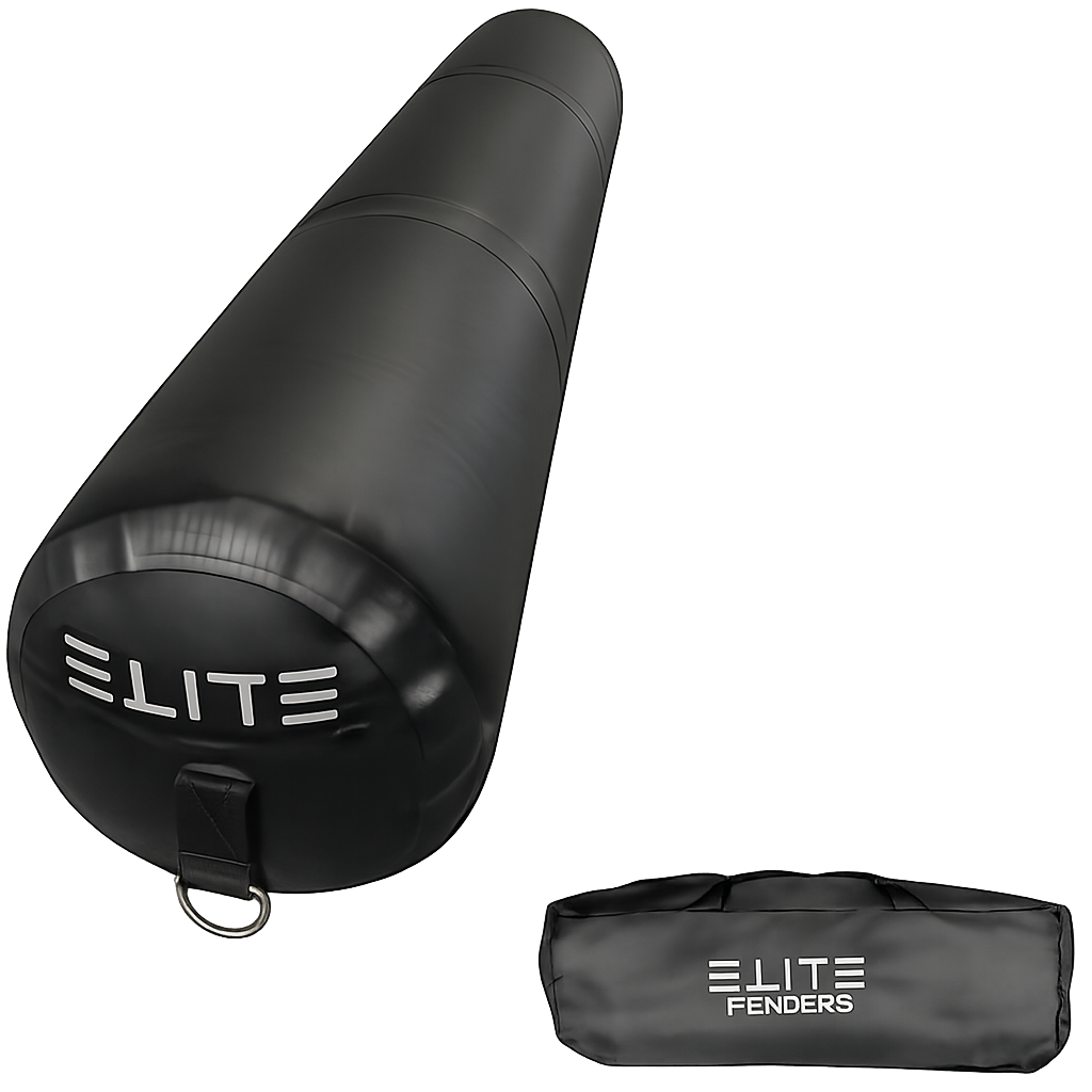 Black fender with 'Elite' branding