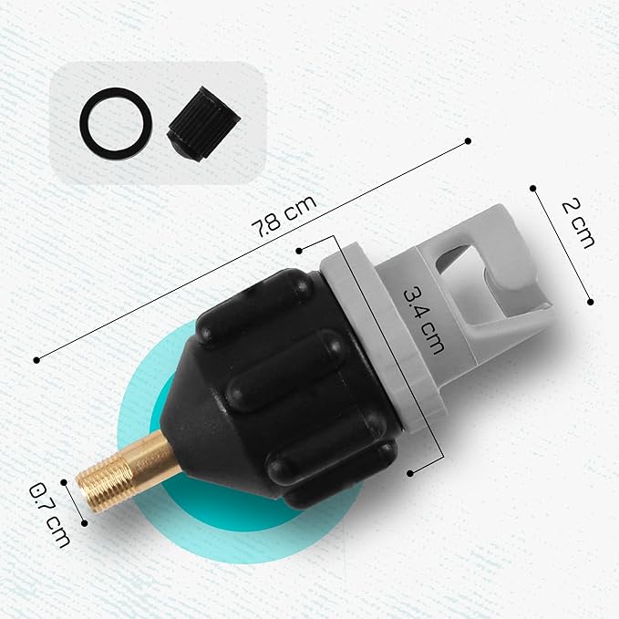 SCHRADER TO HR VALVE ADAPTOR